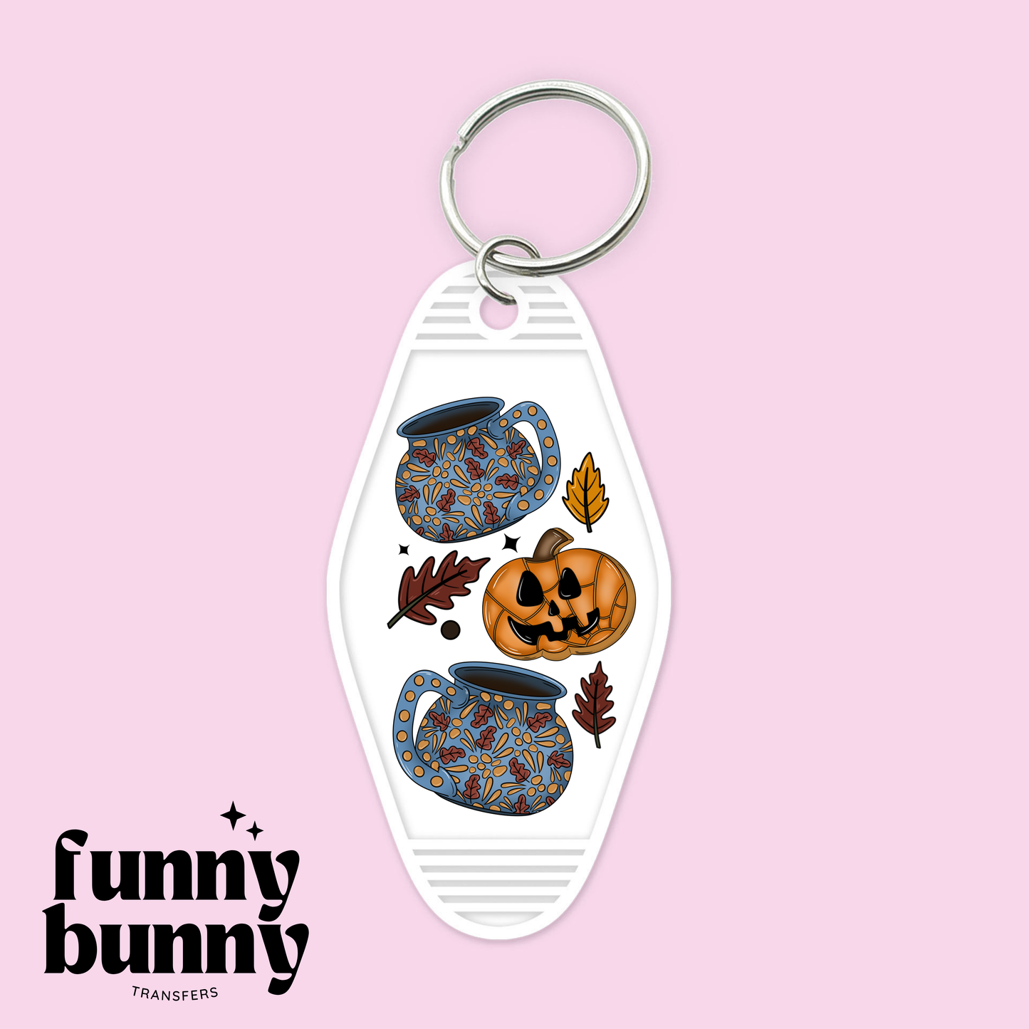 Cafecito & Fall - Motel Keychain