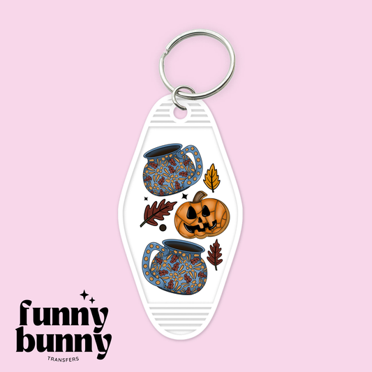 Cafecito & Fall - Motel Keychain