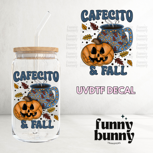 Cafecito & Fall - UVDTF Decal