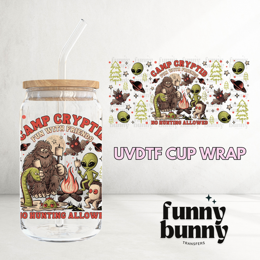 Camp Cryptid - 16oz UVDTF Cup Wrap