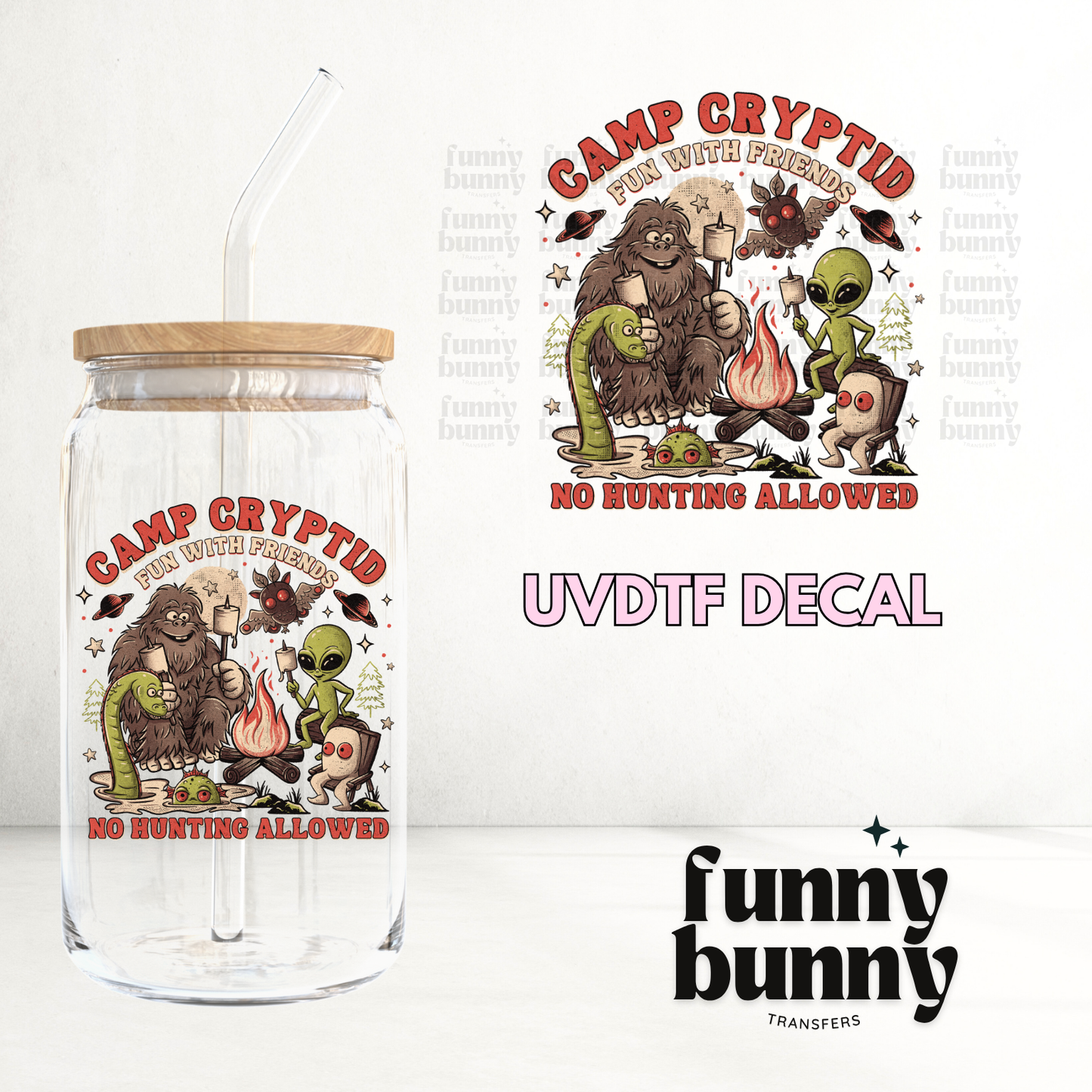 Camp Cryptid - UVDTF Decal