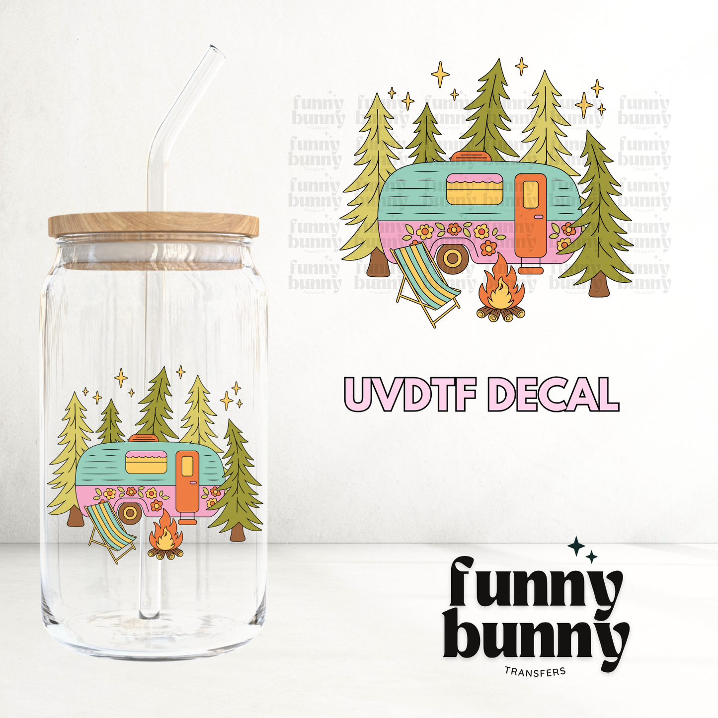 Camping Crew - UVDTF Decal