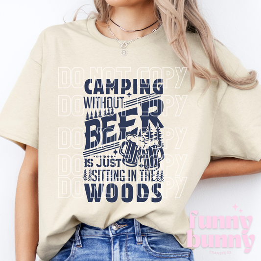 Camping Without Beer - DTF Transfer