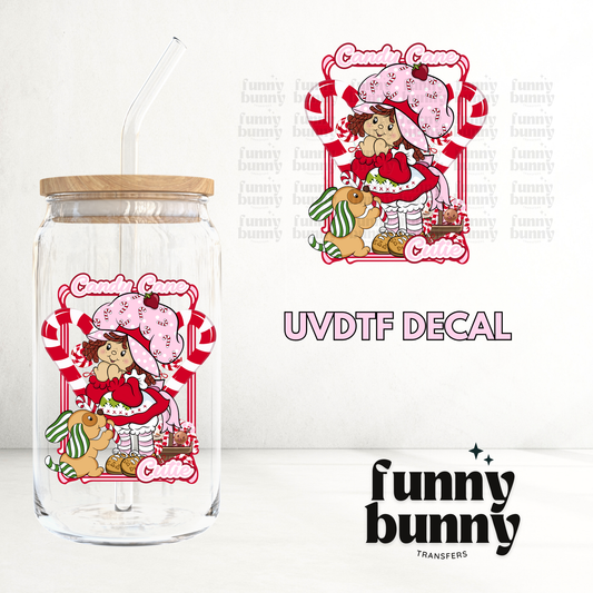 Candy Cane Cutie - UVDTF Decal