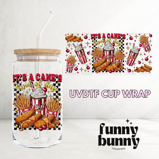 Canes Shake - 16oz UVDTF Cup Wrap