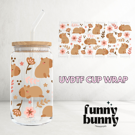 Capybara - 16oz UVDTF Cup Wrap