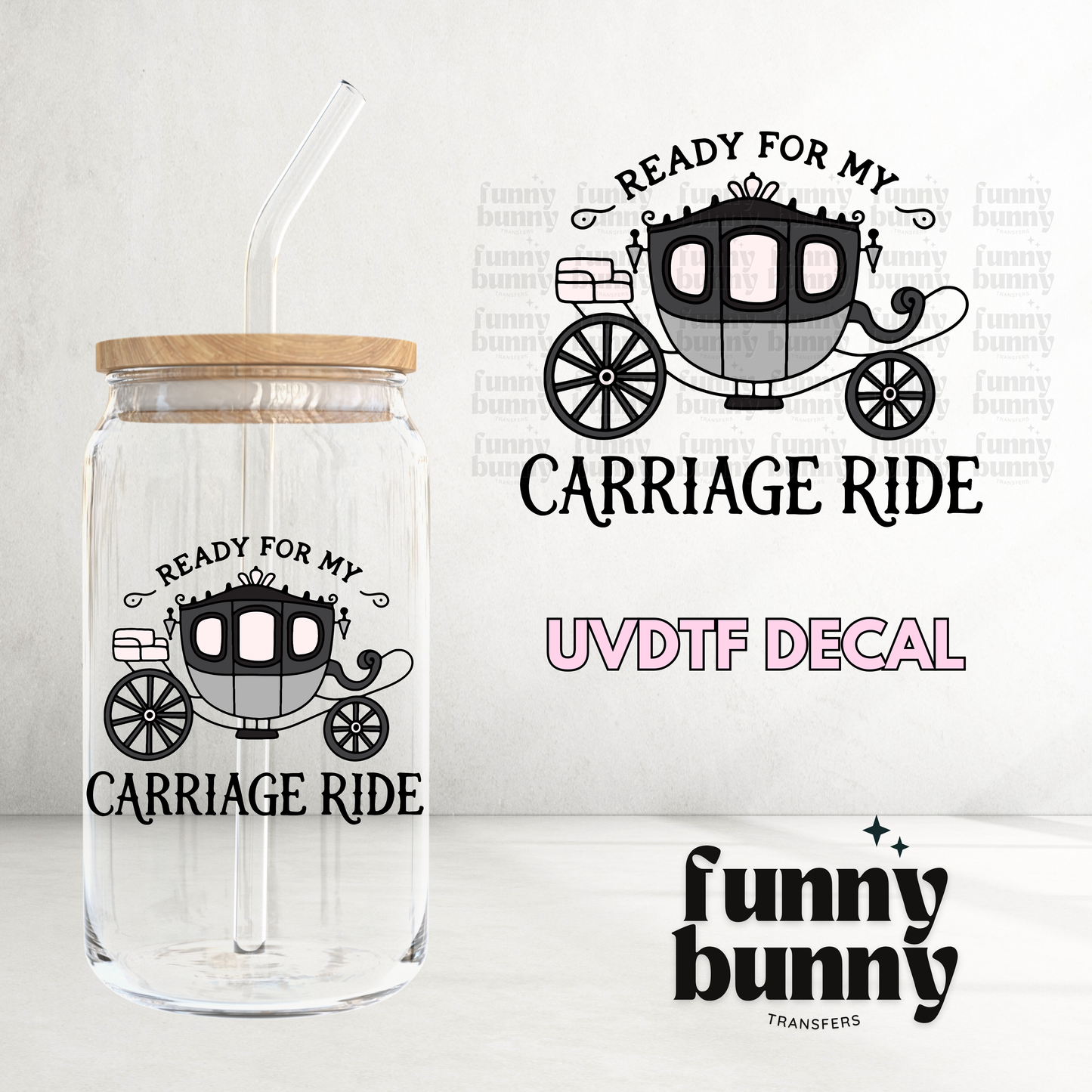 Carriage Ride  - UVDTF Decal