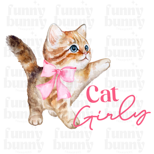 Cat Girly - Sublimation Transfer