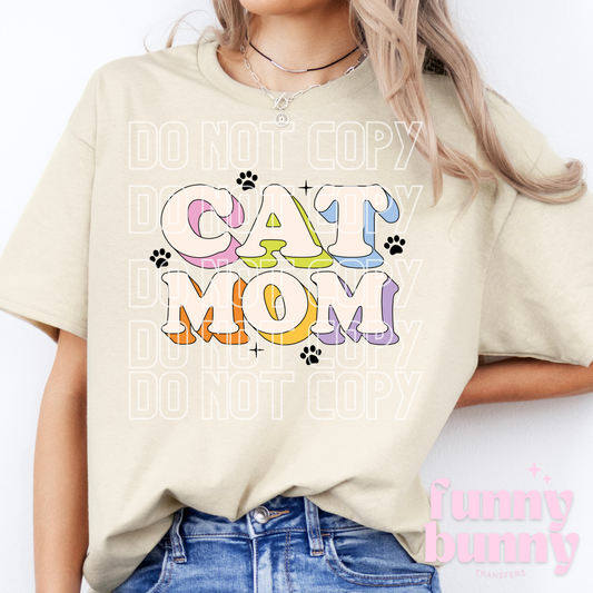 Cat Mom - DTF Transfer