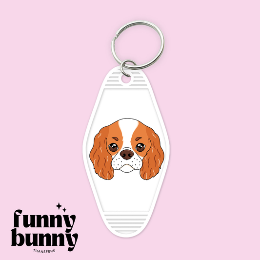 Cavalier Dog - Motel Keychain