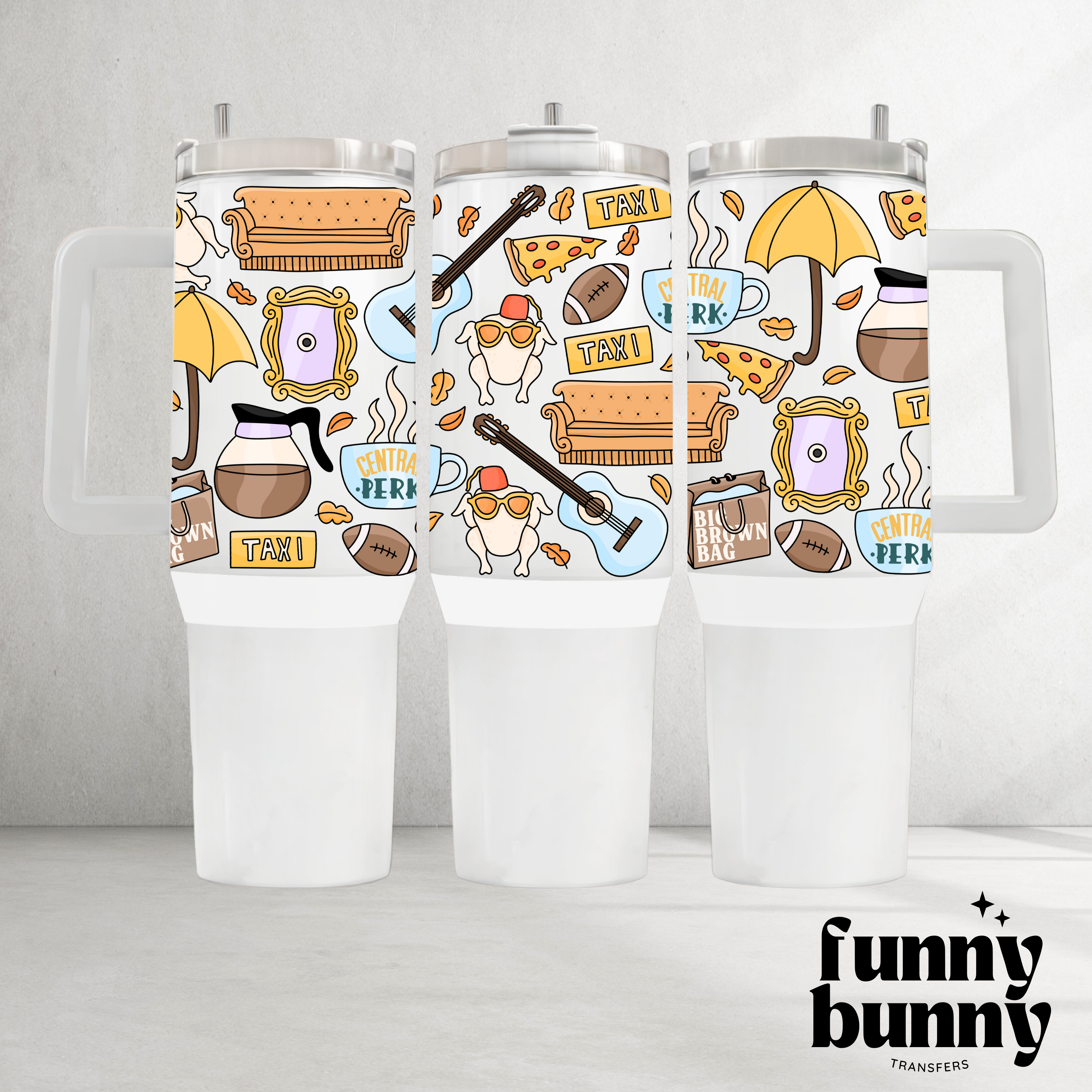 Central Perk - 40oz UVDTF Tumbler Wrap – Funny Bunny Transfers