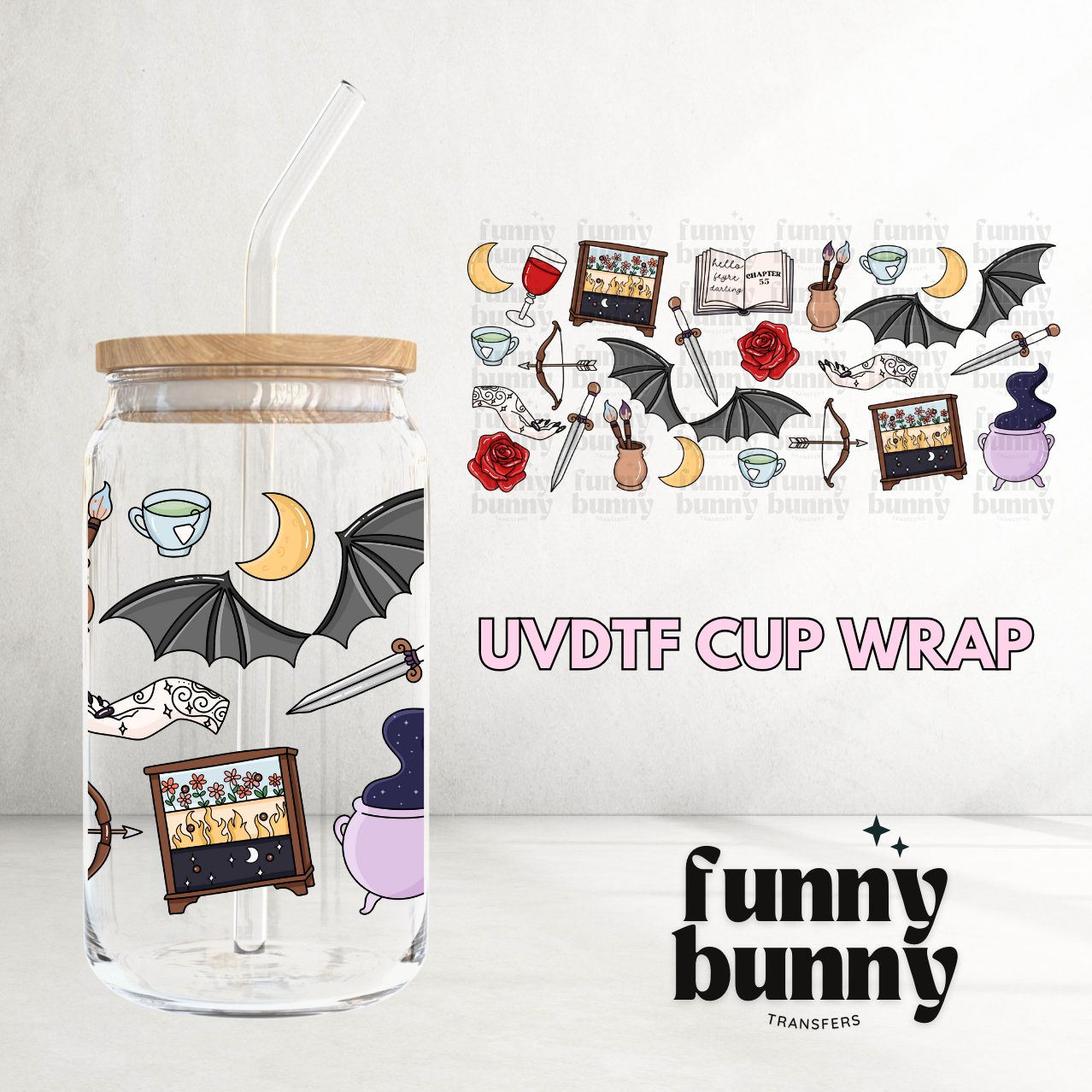 Court - 16oz UVDTF Cup Wrap