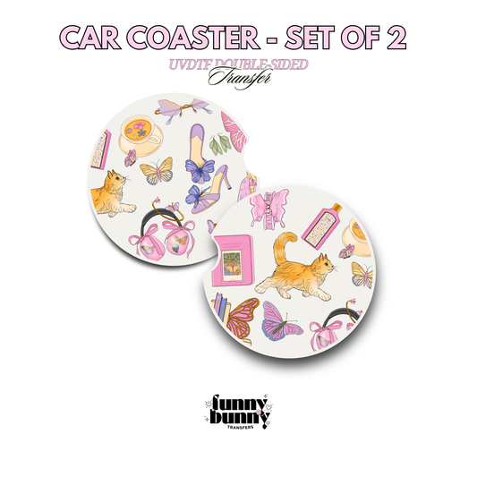 Chasing Butterflies - UVDTF Coaster