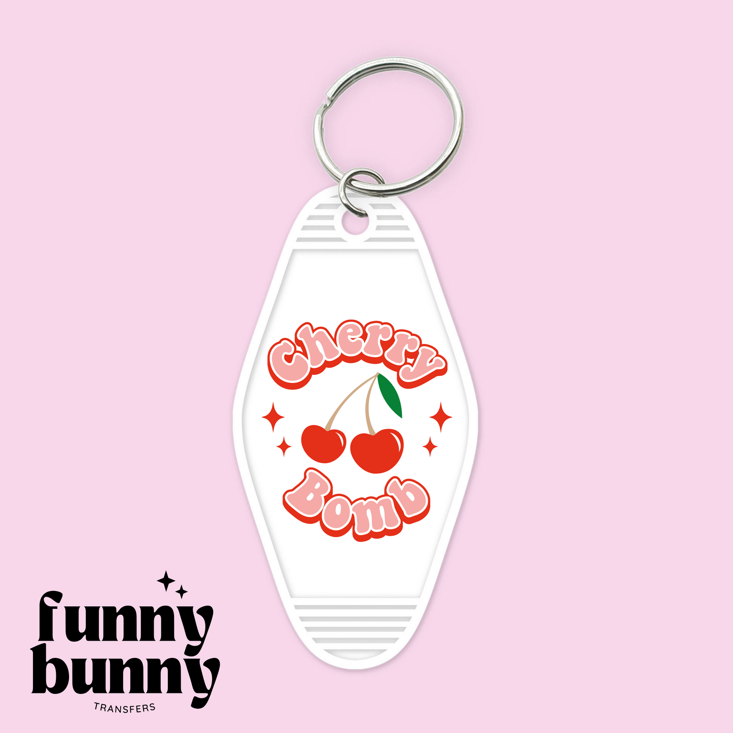 Cherry Bomb Stars - Motel Keychain