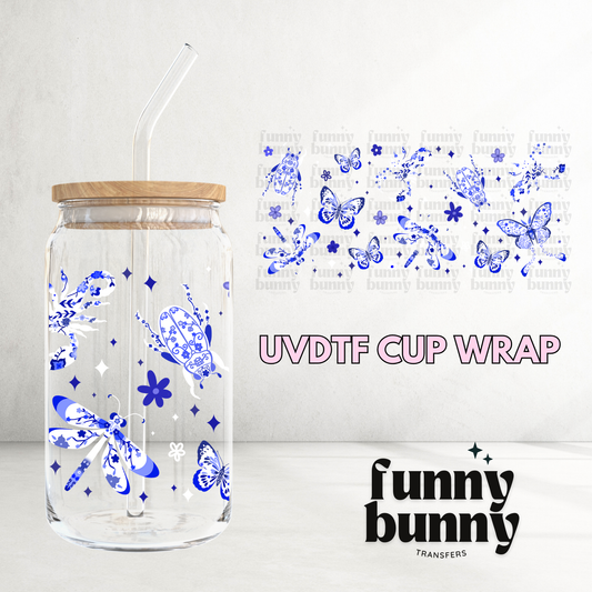 Chinoiserie Creatures - 16oz UVDTF Cup Wrap