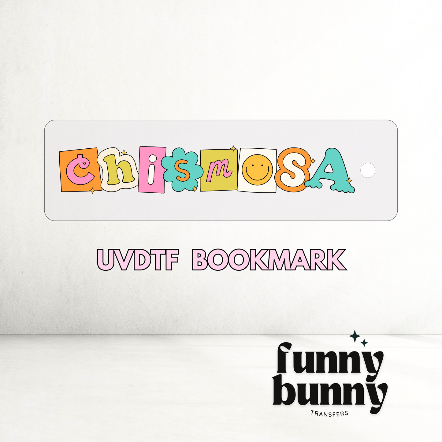 Chismosa - UVDTF Bookmark Decal