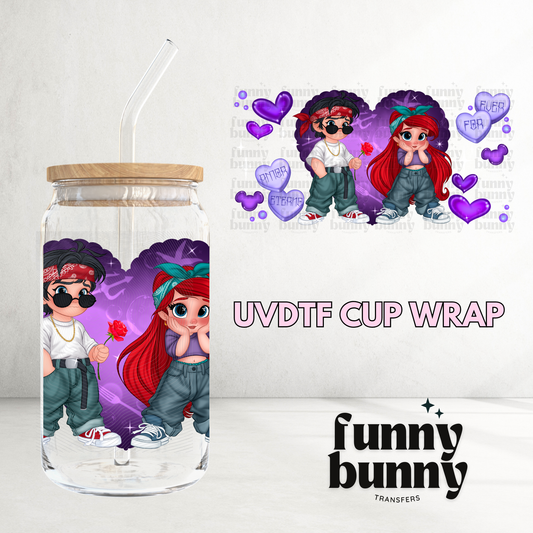 Cholo Mermaid - 16oz UVDTF Cup Wrap