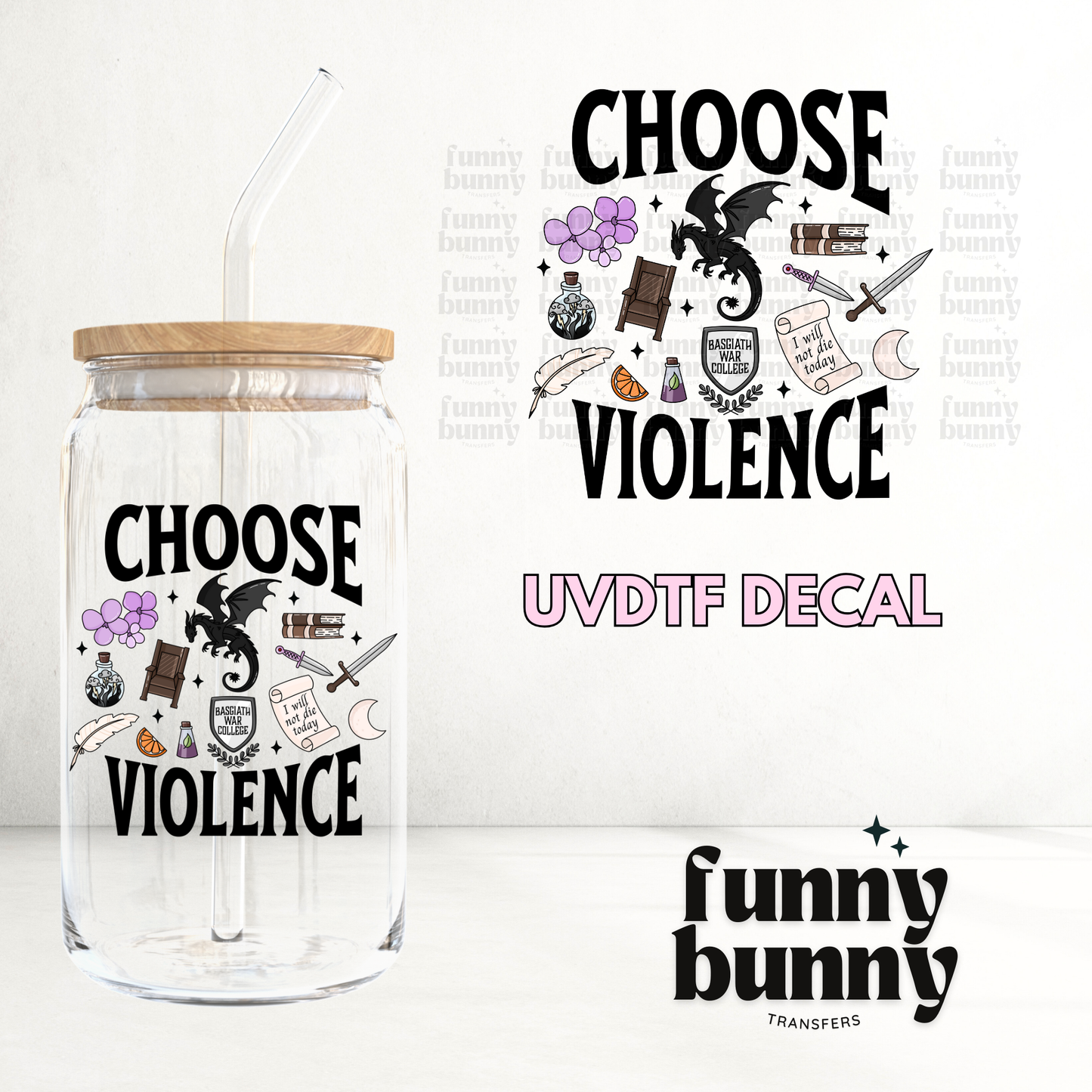 Choose Violence - UVDTF Decal