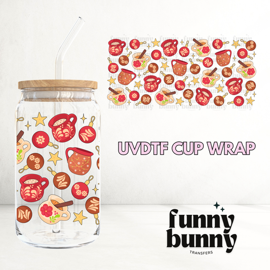 Christmas Jarros - 16oz UVDTF Cup Wrap