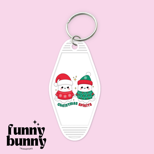 Christmas Spirits - Motel Keychain