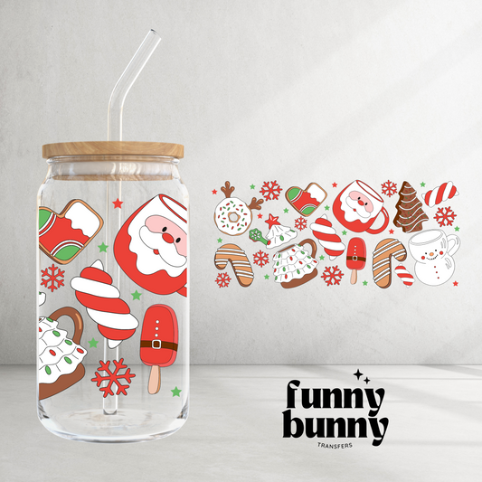 Christmas Sweets - 16oz UVDTF Cup Wrap