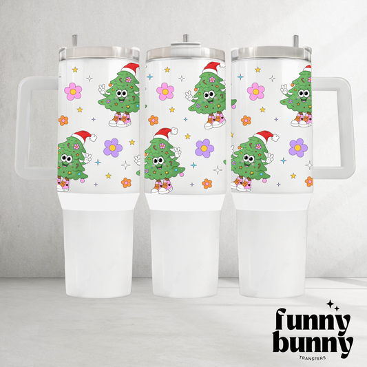 Christmas Tree - 40oz UVDTF Tumbler Wrap