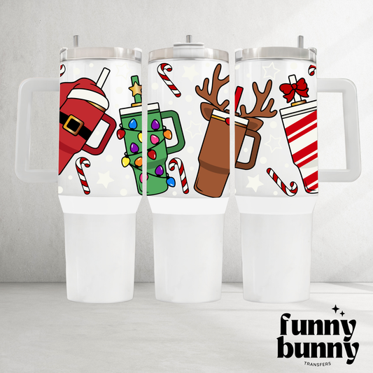 Christmas Tumblers - 40oz UVDTF Tumbler Wrap