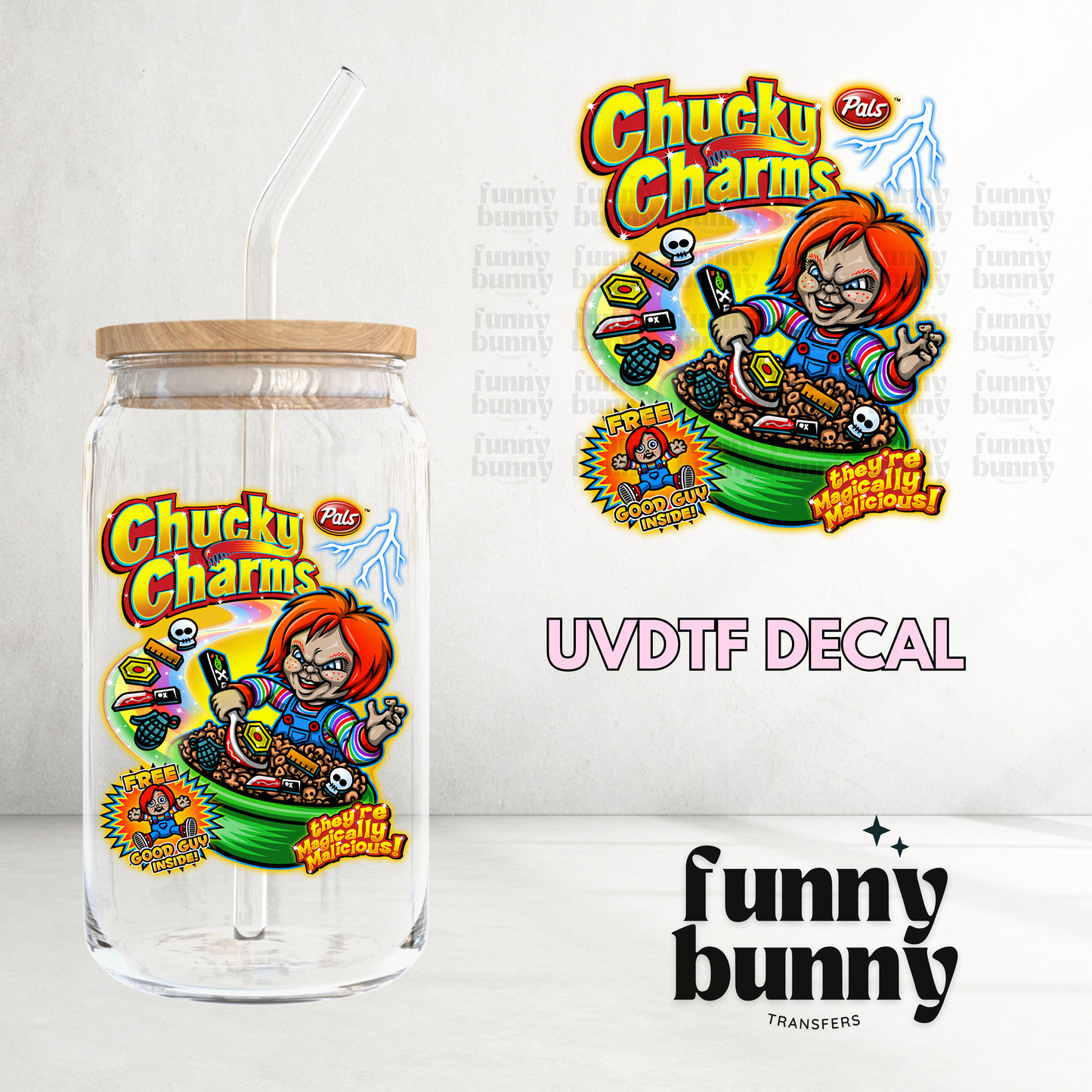 Chucky Charms - UVDTF Decal