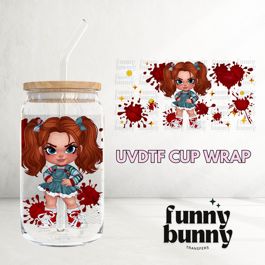 Chucky Cutie - 16oz UVDTF Cup Wrap