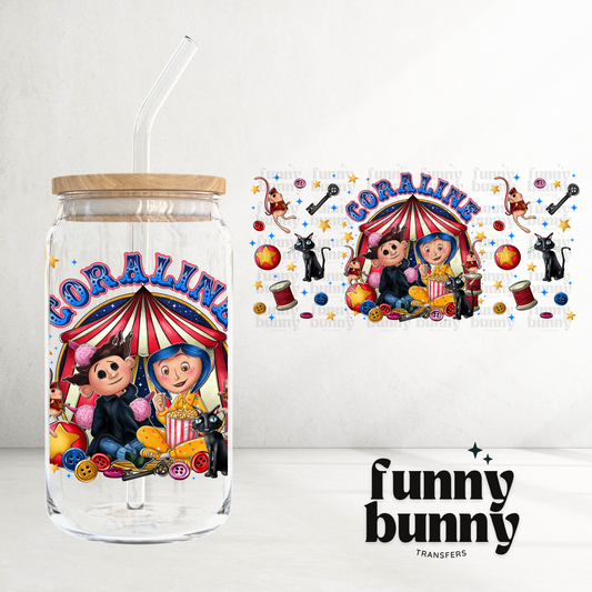 Circus Ragdoll - 16oz UVDTF Cup Wrap