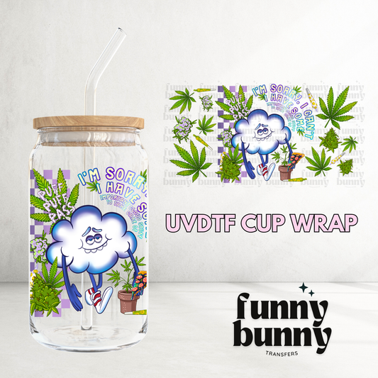 Cloud Stuff  - 16oz UVDTF Cup Wrap
