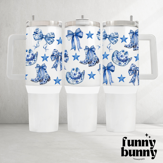 Coastal Cowgirl  - 40oz UVDTF Tumbler Wrap