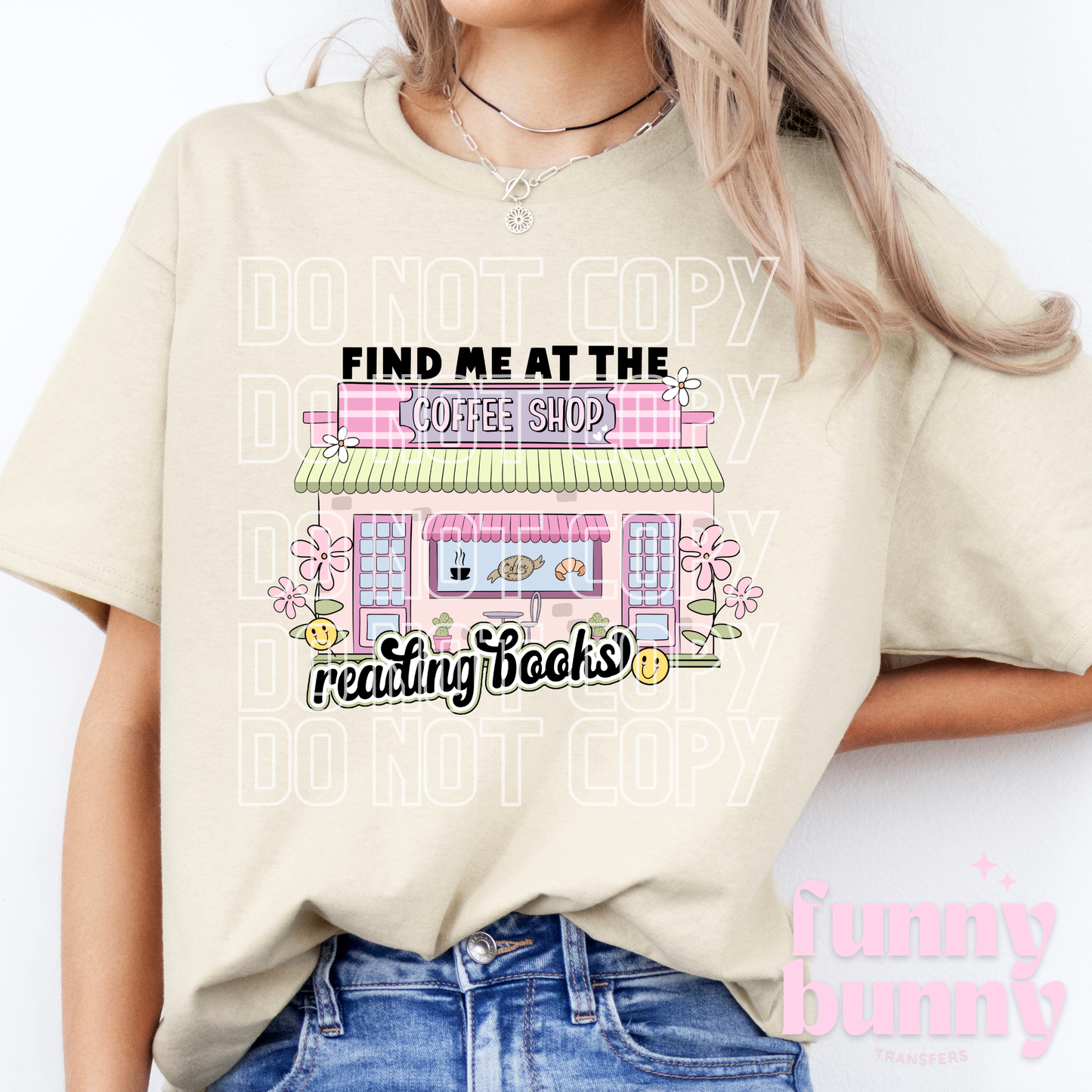 Coffee Book Shop - DTF Transfer