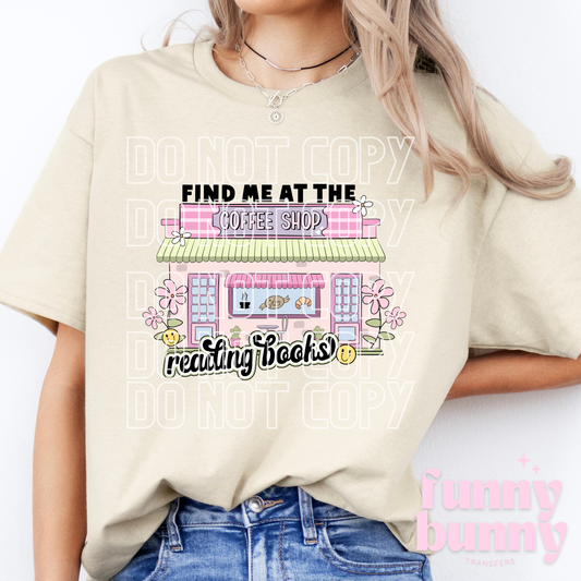 Coffee Book Shop - DTF Transfer