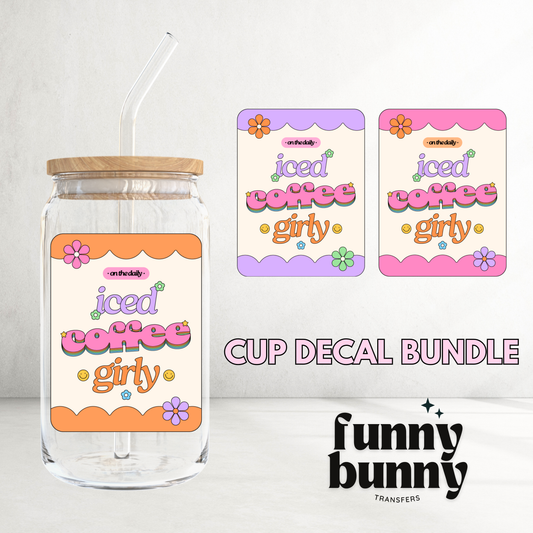 Coffee Girly On The Daily - UVDTF Decal Bundle