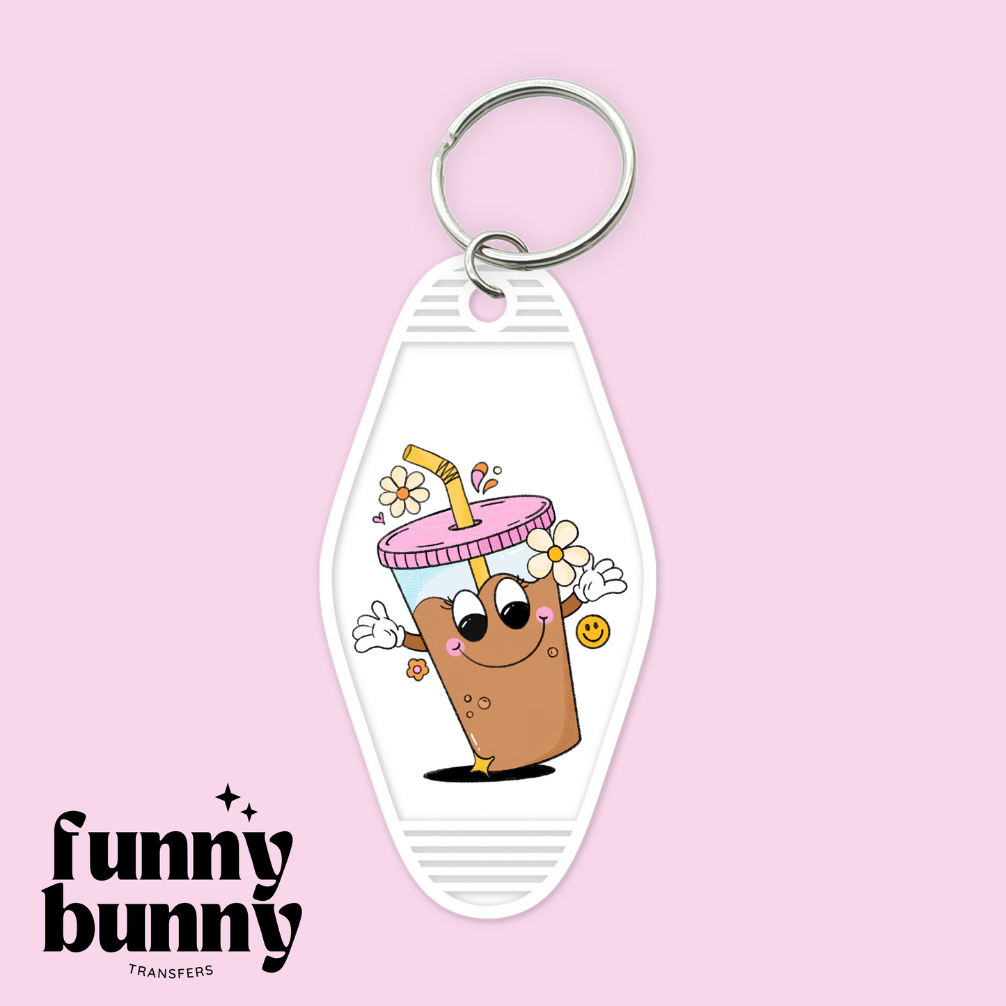 Iced Coffee Girly - Motel Keychain