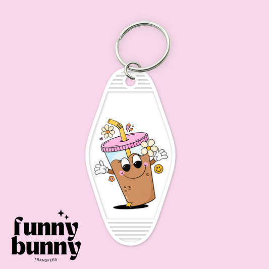 Iced Coffee Girly - Motel Keychain