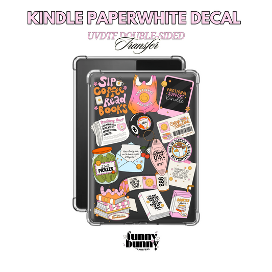 Coffee & Books - Kindle Decal