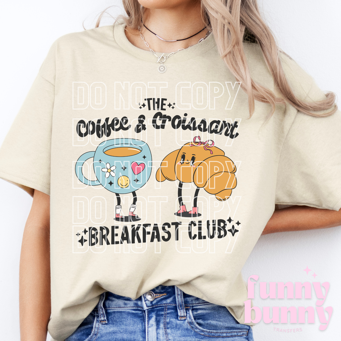 Coffee & Croissant - DTF Transfer