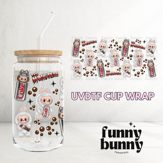 Coke Monster - 16oz UVDTF Cup Wrap