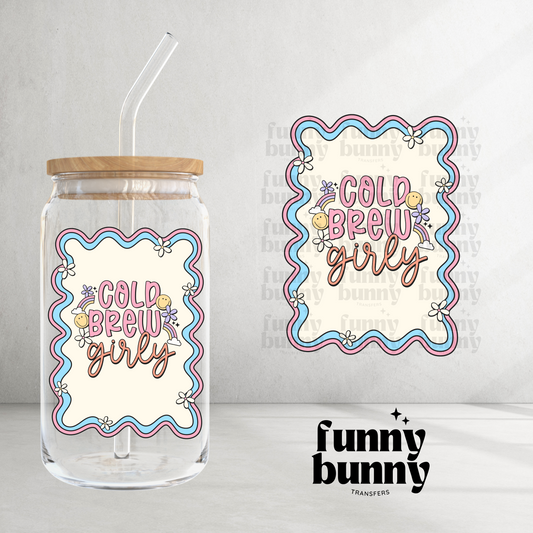 Cold Brew Girly - UVDTF Decal