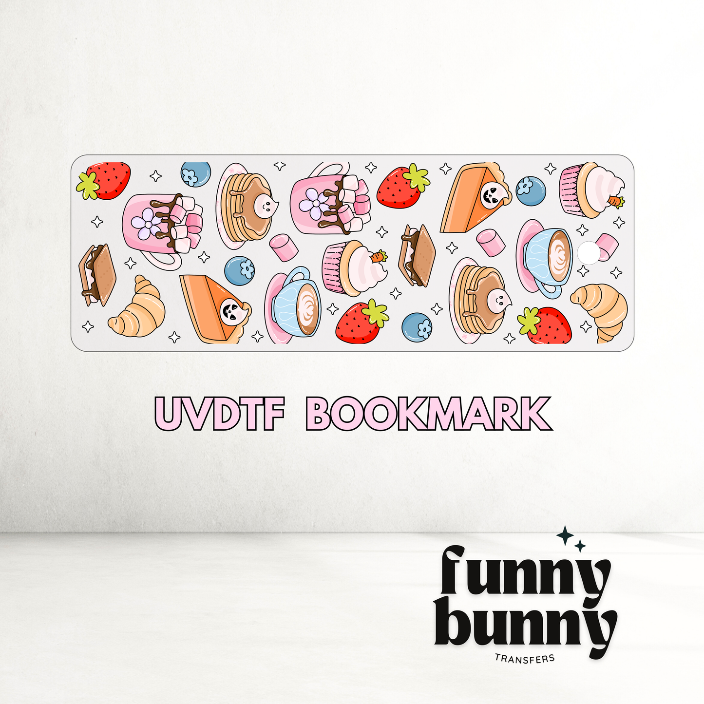 Comfort Sweet Treats - UVDTF Bookmark Decal