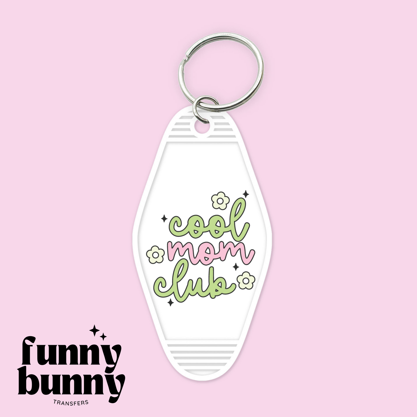 Cool Mom Club - Motel Keychain