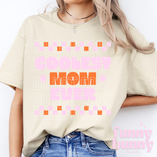 Coolest Mom Ever Checkered - DTF Transfer