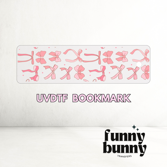 Girly Bows - UVDTF Bookmark Decal