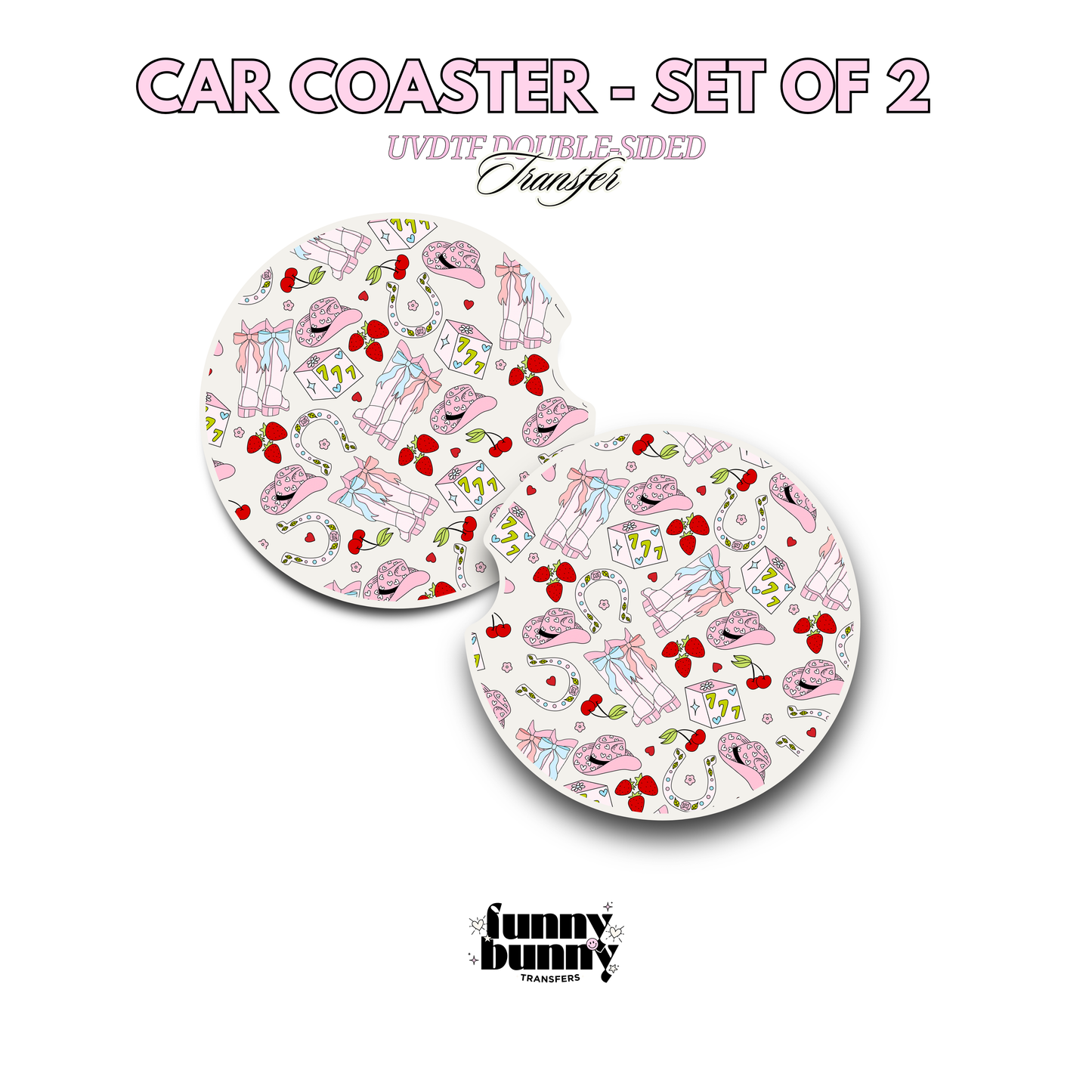 Coquette Cowgirl - UVDTF Coaster