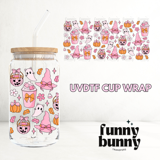 Coquette Halloween - 16oz UVDTF Cup Wrap