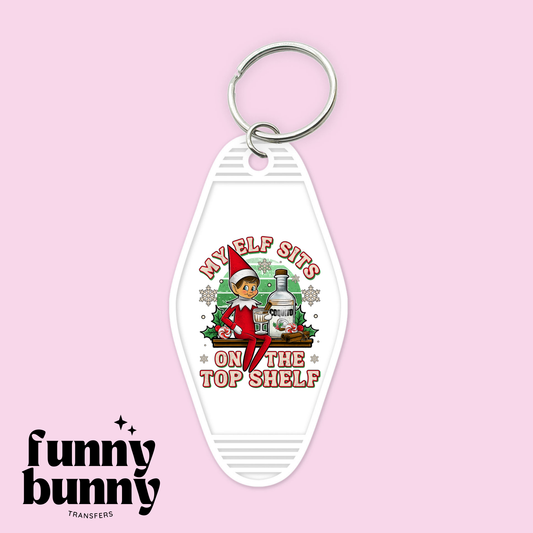 Coquito Elf Boy - Motel Keychain