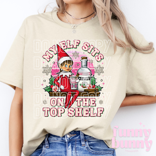 Coquito Elf Girl - DTF Transfer