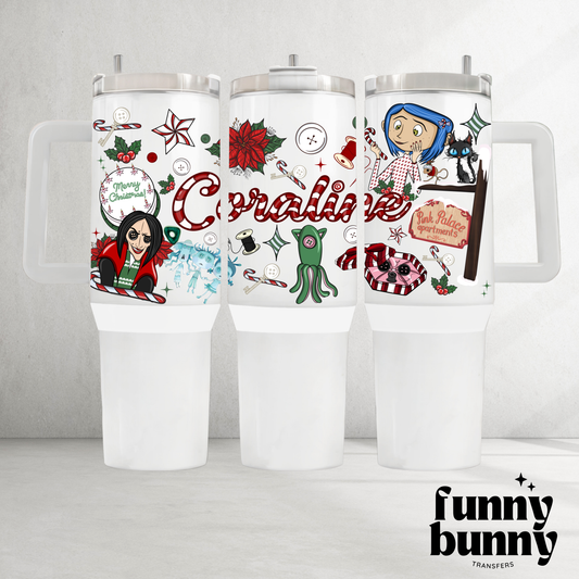 Cora Xmas - 40oz UVDTF Tumbler Wrap